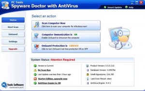 Spyware Doctor free, TECNOFAGIA