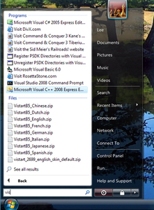 Use o Menu Iniciar do Vista no WindowsXP, TECNOFAGIA