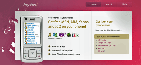 MSN, Yahoo, Google Talk e ICQ pelo celular, TECNOFAGIA