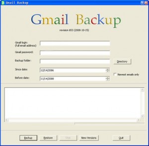 Backup do Gmail, TECNOFAGIA
