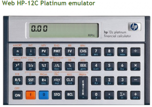 Emulador da Calculadora HP-12C, TECNOFAGIA