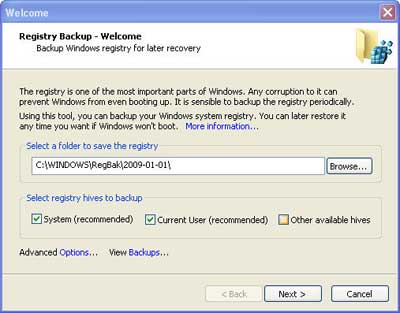 Como fazer backup do registro do Windows, TECNOFAGIA
