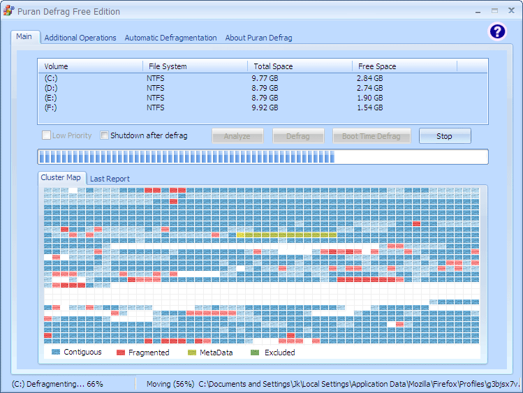 Desfragmente o HD de forma inteligente, TECNOFAGIA