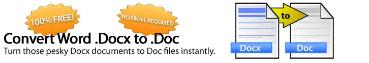 Como converter .DOCX para .DOC online, TECNOFAGIA