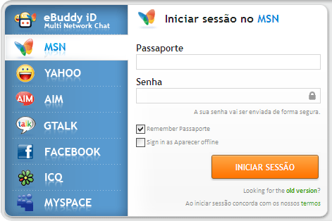 eBuddy: MSN, ICQ, Facebook, Yahoo, AOL e GTalk online, TECNOFAGIA