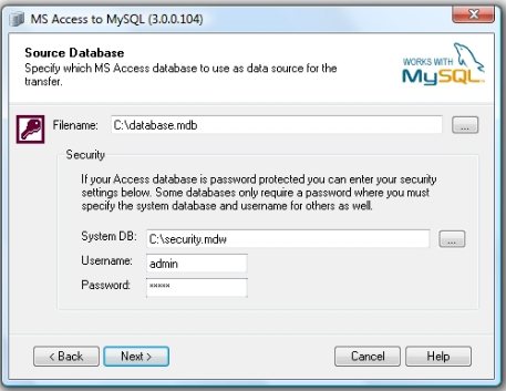 Como converter MS Access para MySQL, TECNOFAGIA