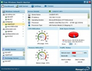 Ferramenta de monitoração para servidores Windows, TECNOFAGIA