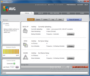 Backup online: AVG dá 5GB grátis, TECNOFAGIA