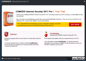 Comodo Internet Security Pro 2011 grátis por 1 ano, TECNOFAGIA