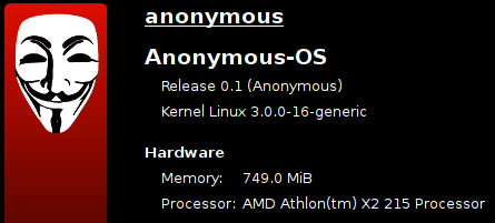 Anonymous lança sistema operacional próprio com ferramentas de invasão, TECNOFAGIA
