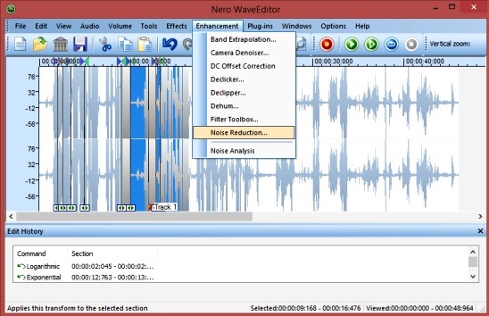 Nero WaveEditor: Editor de áudio grátis, TECNOFAGIA