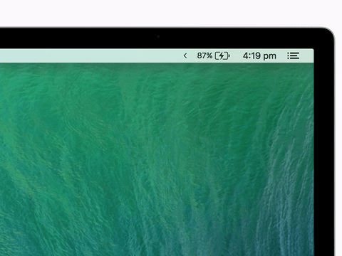 App grátis para ocultar ícones na barra do MacOS